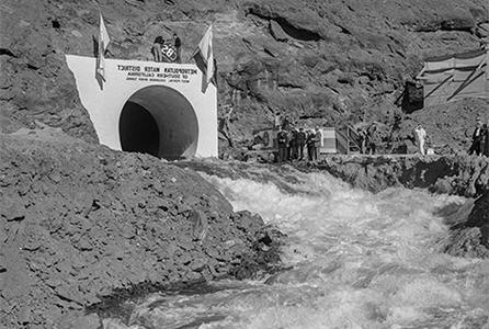 First water through Colorado River tunnel